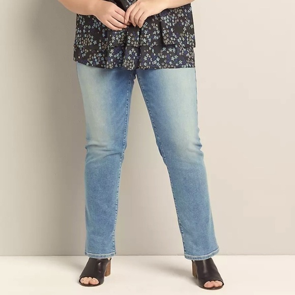 LANE BRYANT Signature Fit Mid Rise Jean Size 28 NEW - Picture 1 of 8